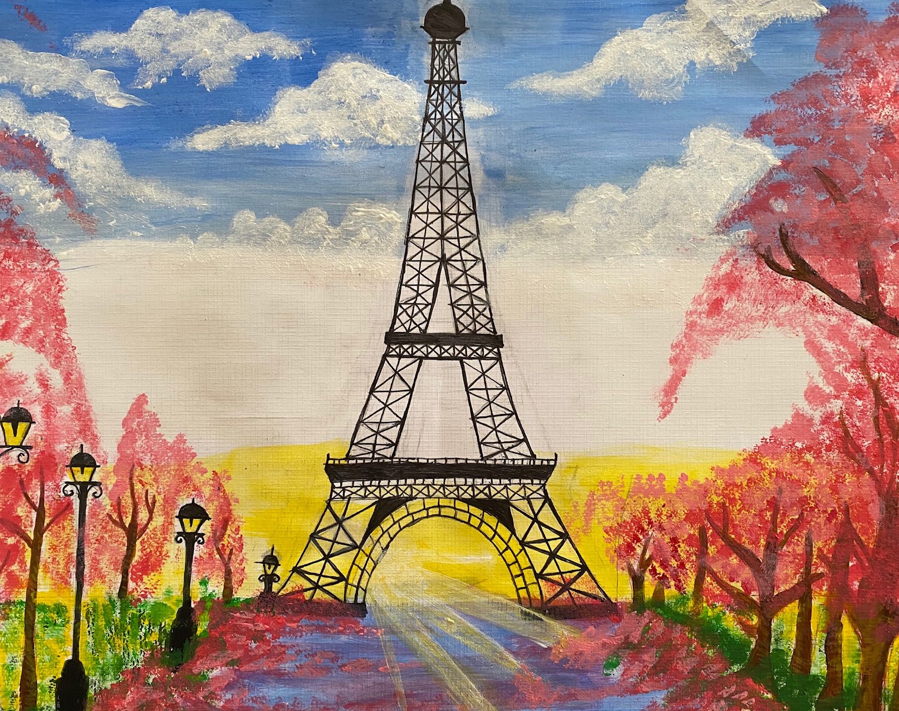 Student artwork - Springtime in Paris