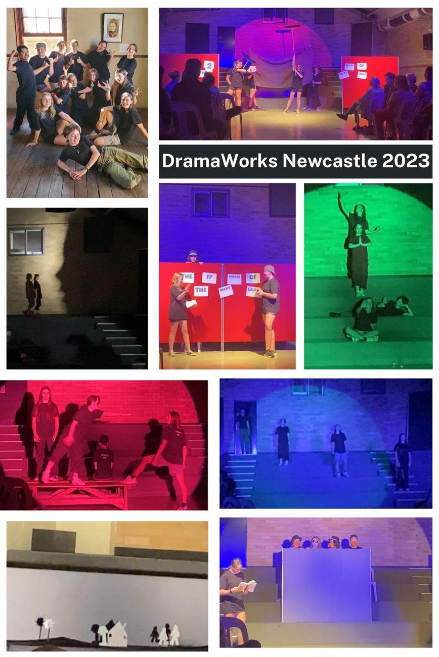 DramaWorks Newcastle 2023 photo collage